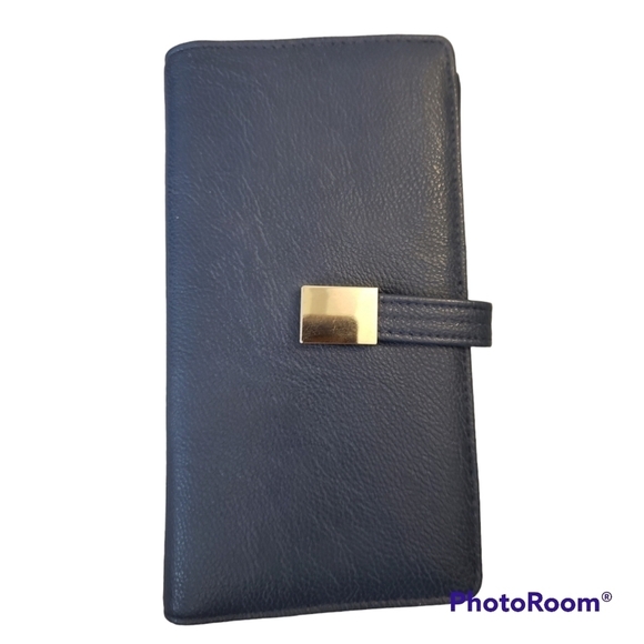 Unbranded Blue Trifold Wallet - Picture 1 of 6